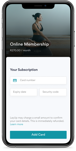 Subscriptions Create Payment Plan