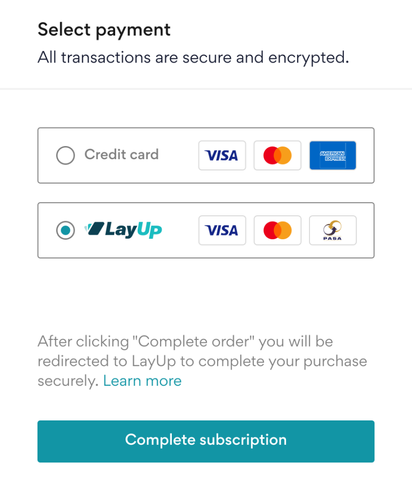 LayUp Payment Technologies - LayBy Payment Solutions