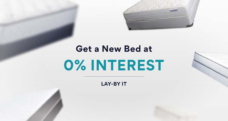 Get a New Bed at zero Percent Interest - Lay-by It